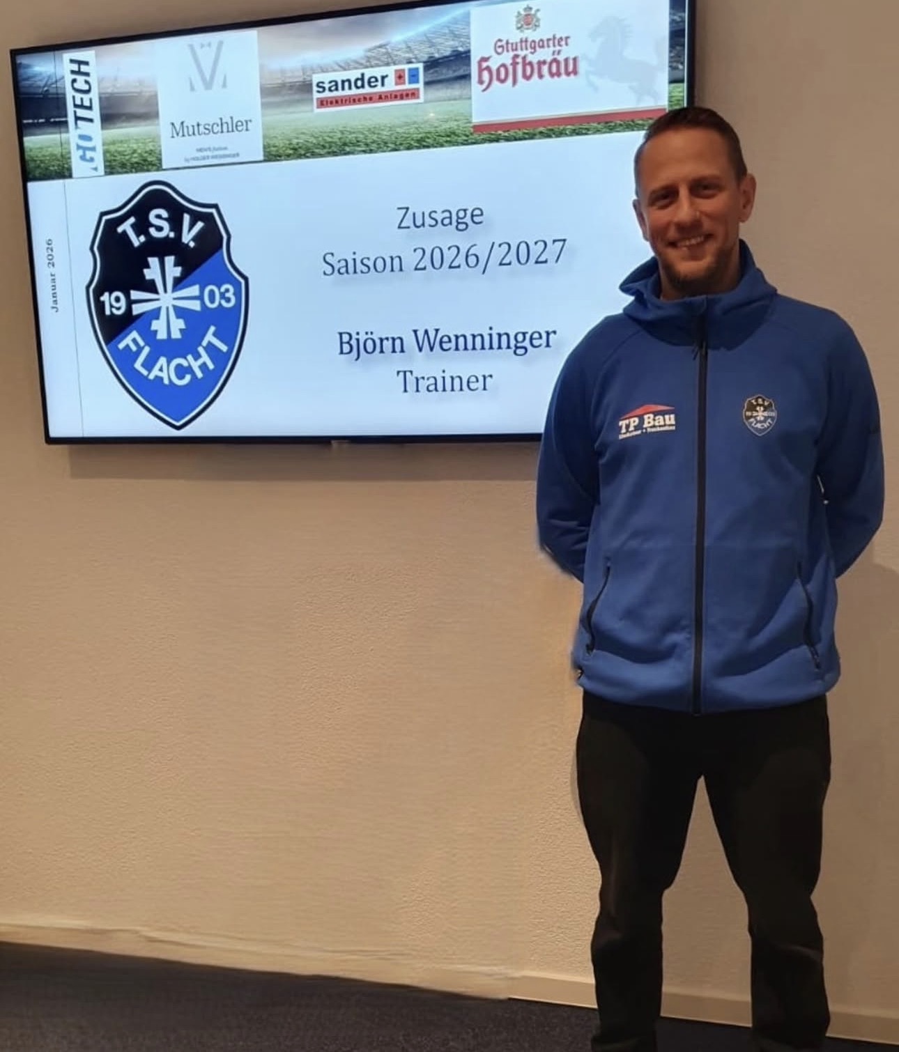 Der TSV Flacht setzt auf Kontinuität auf der Trainerposition, sowie in der sportlichen Leitung!